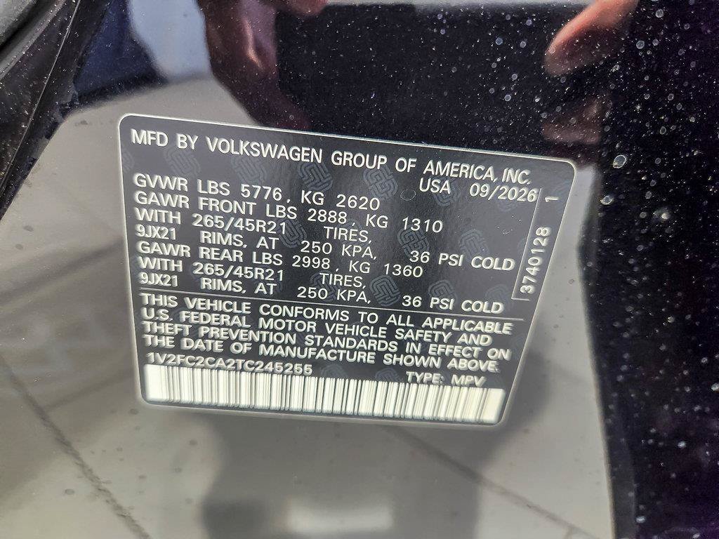 New 2026 Deep Black Pearl Volkswagen SEL Premium R-Line image 21