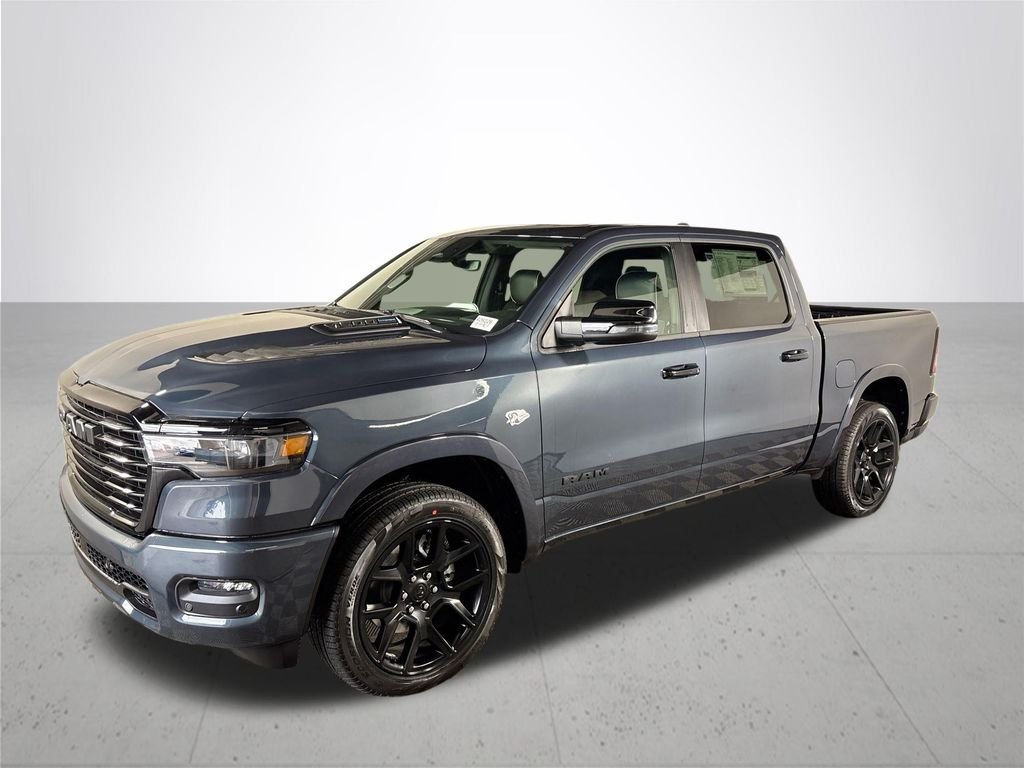 New 2026 Forged Blue Metallic Exterior Paint RAM Laramie image 2