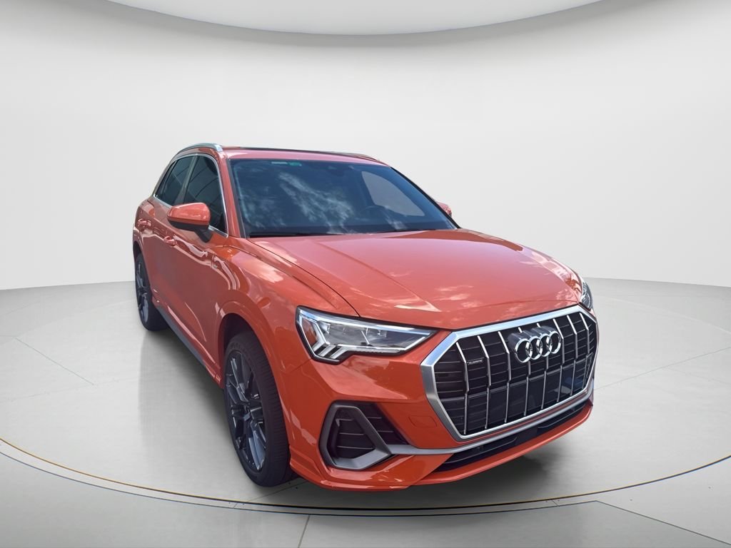 Used 2021 Orange Audi Premium Plus image 4