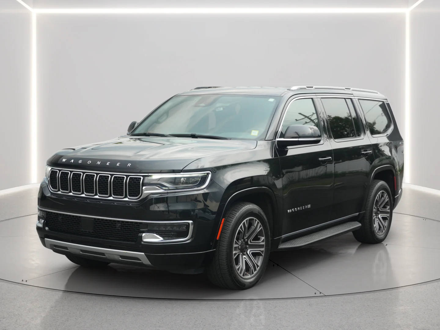 Used 2024 Diamond Black Crystal Pearlcoat Jeep Series II image 1