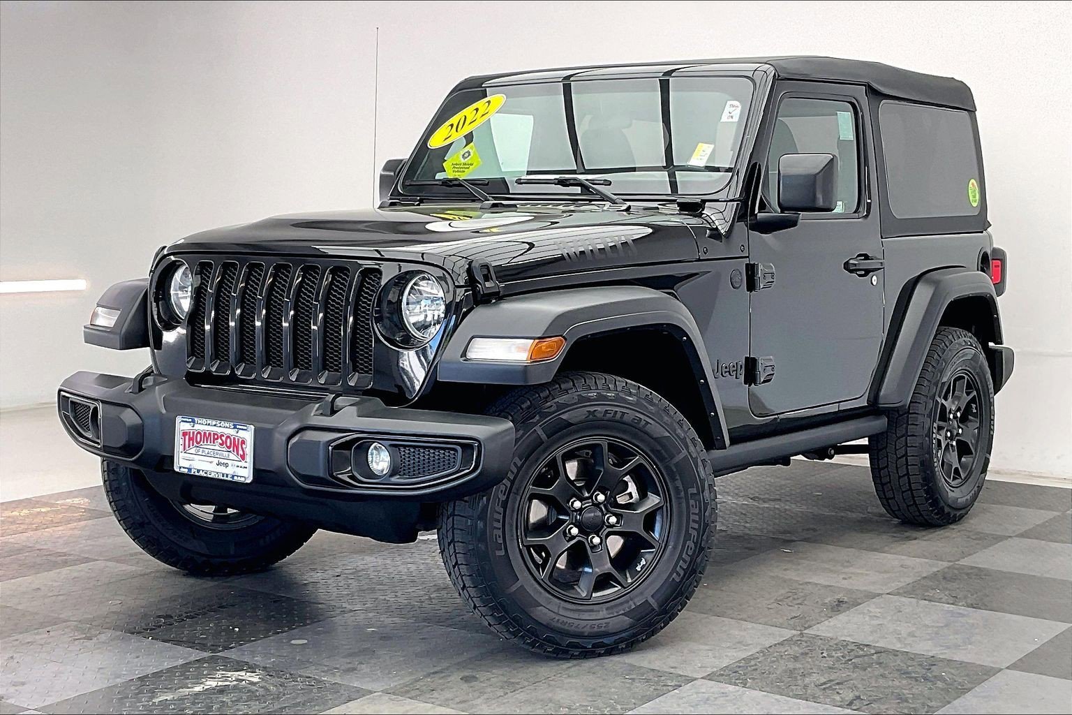 Used 2022 Black Clearcoat Jeep Willys image 12