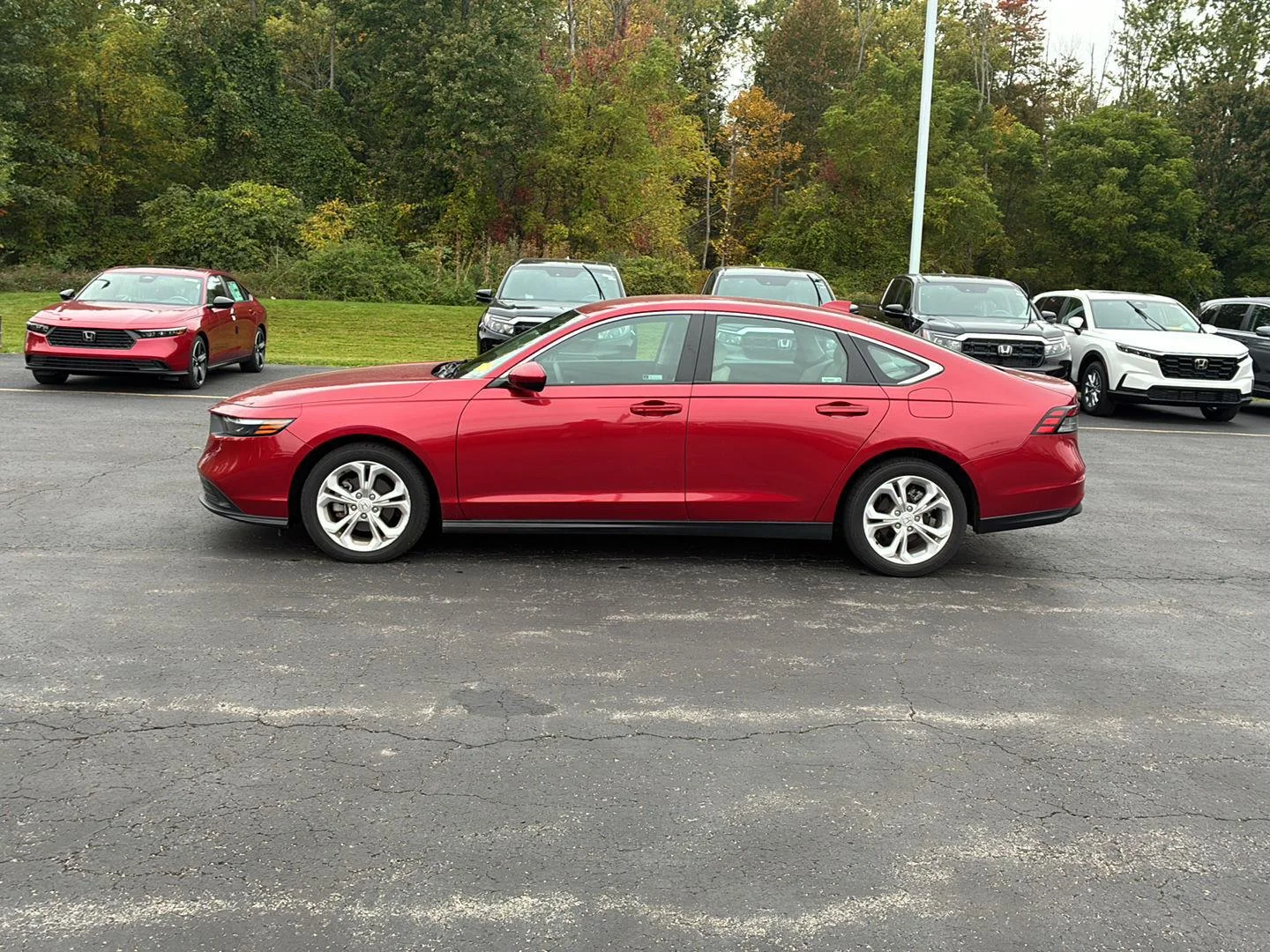 Used 2024 Radiant Red Metallic Honda LX image 15