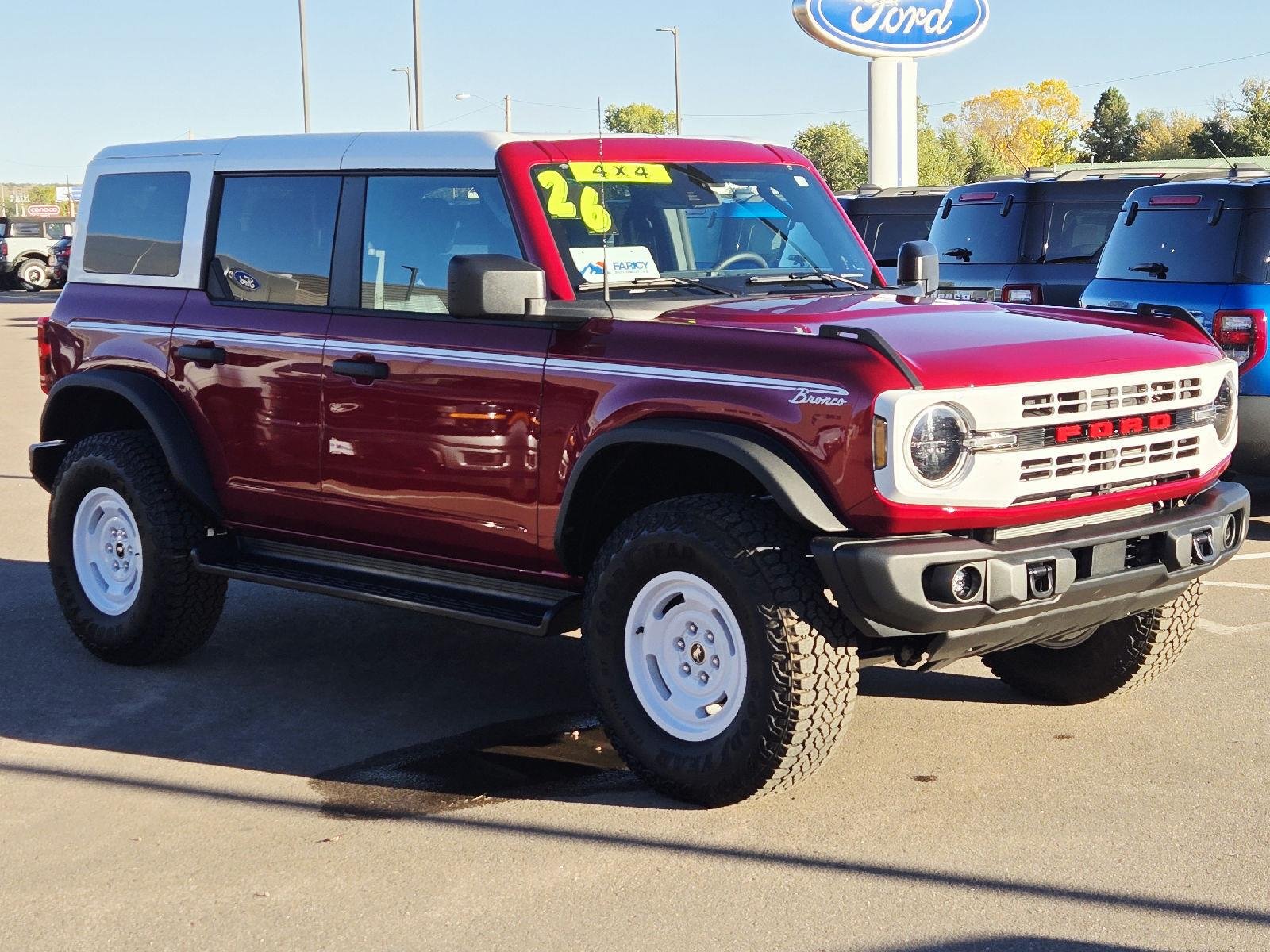 Used 2026 Ruby Red Metallic Tinted Clearcoat Ford Heritage Edition image 3