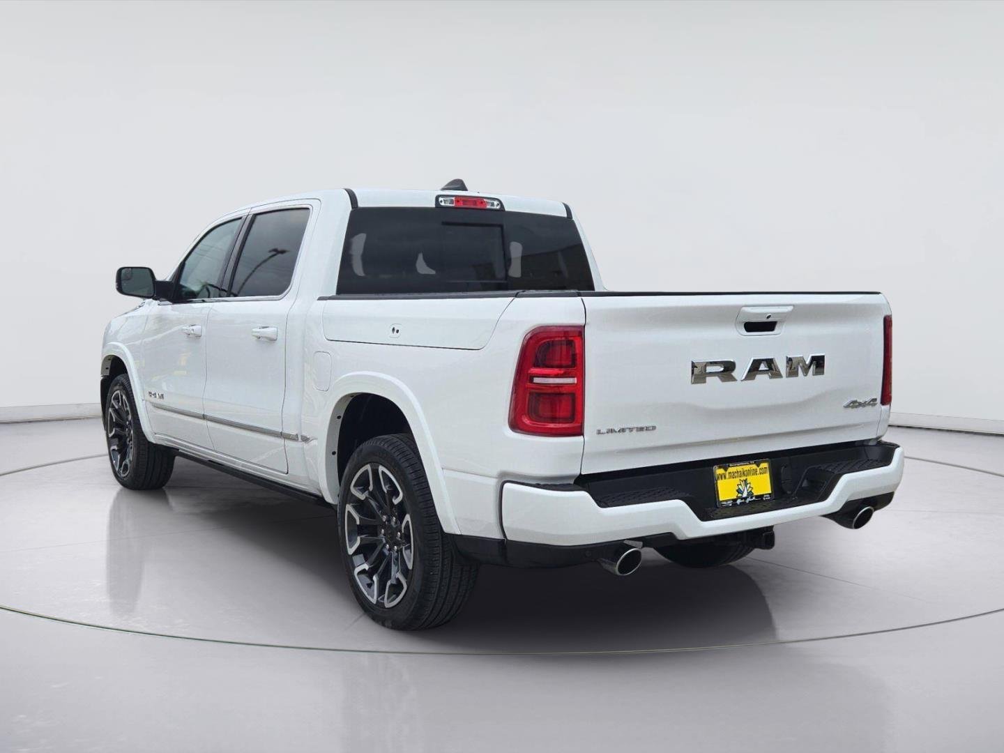 Used 2025 Diamond Black Crystal Pearlcoat Ram Limited image 3