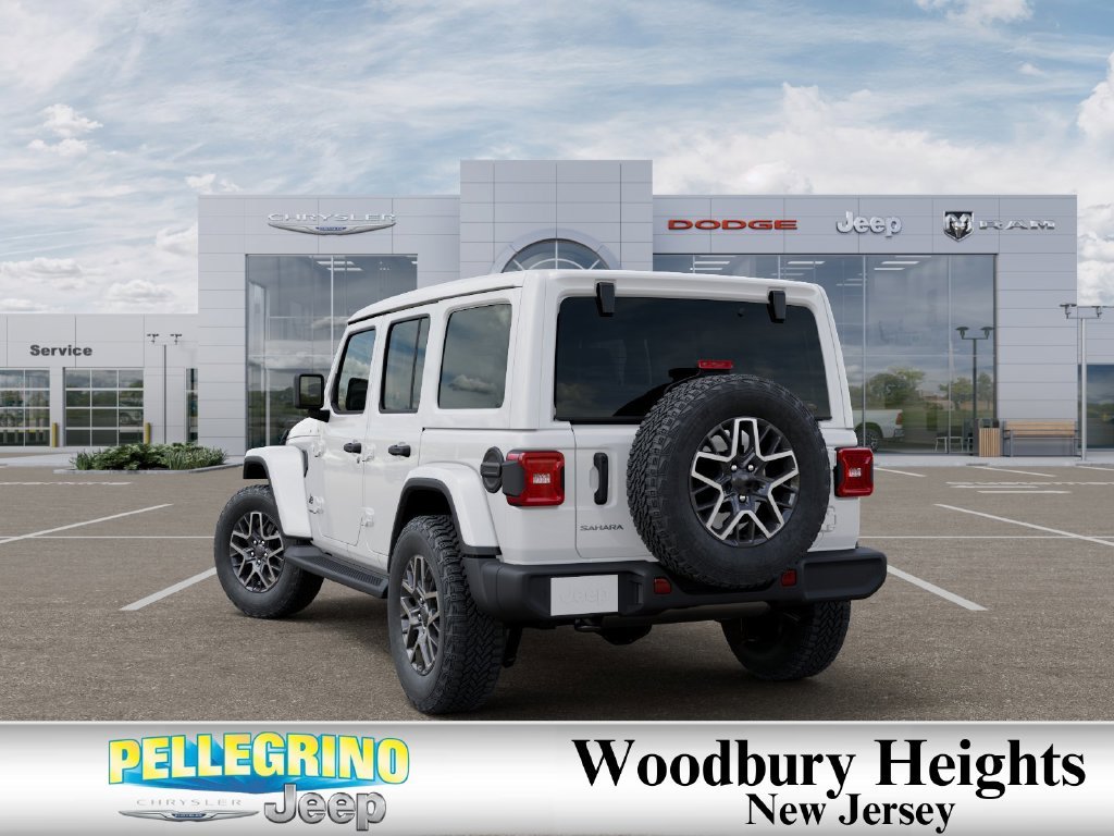 New 2027 Bright White Clear-Coat Paint Jeep Sahara image 3