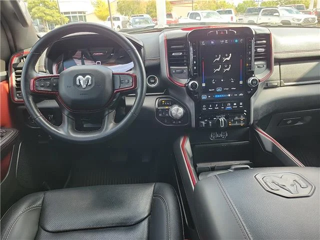 Used 2024 Flame Red Clearcoat RAM Rebel 4x4 Crew Cab 144.5 in. WB image 9