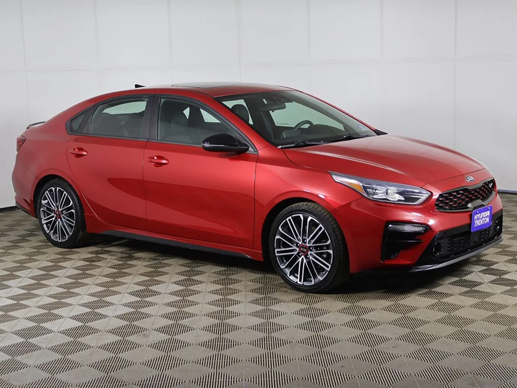 Used 2021 Kia Forte GT with VIN 3KPF44AC6ME279014 for sale in Ewing Township, NJ