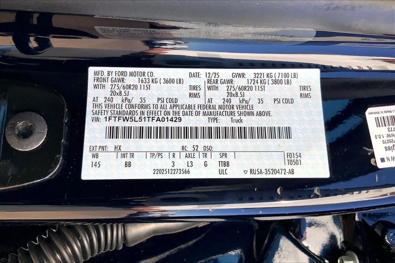 New 2026 Antimatter Blue Metallic Ford LARIAT image 21