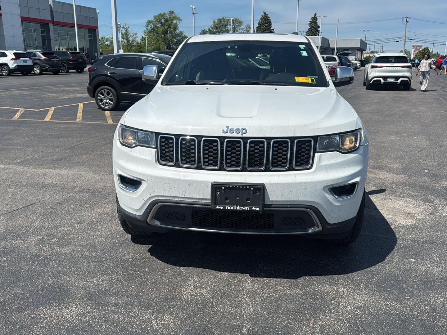 Used 2020 Bright White Clearcoat Jeep Limited image 2