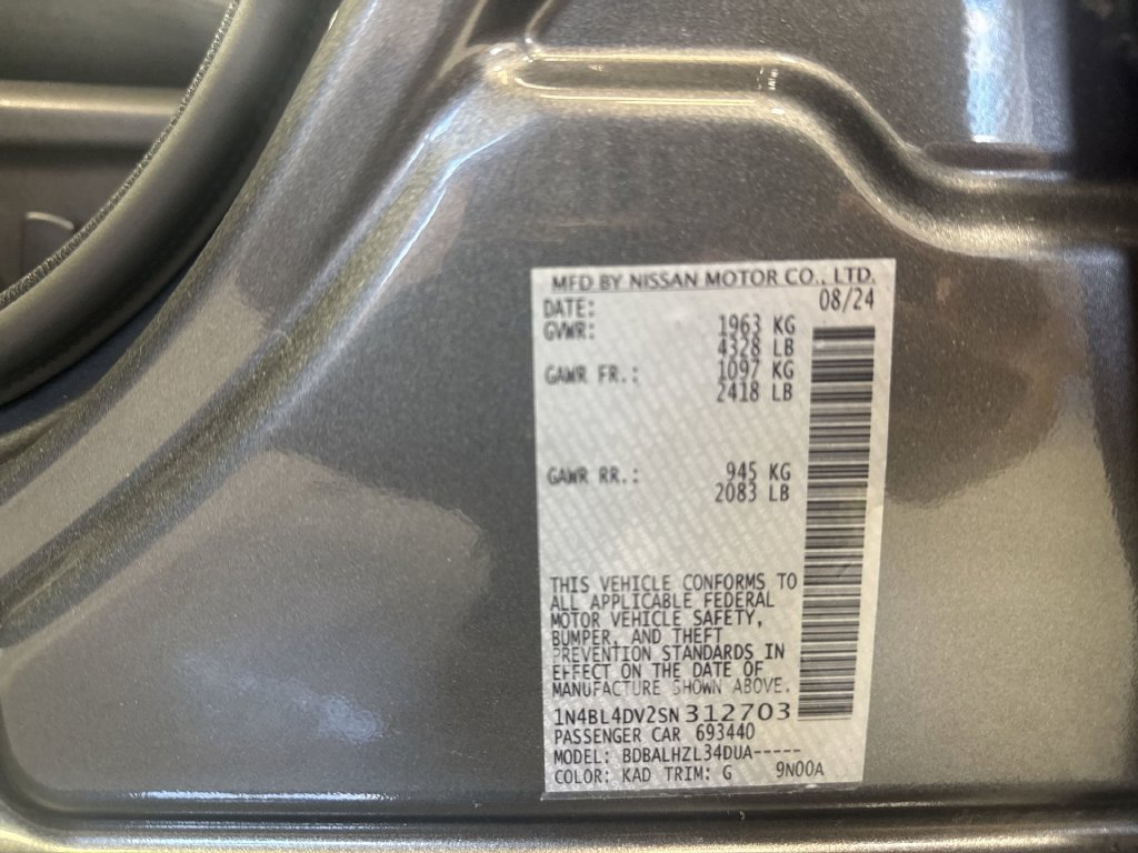 2025 Nissan Altima SV - Photo 42
