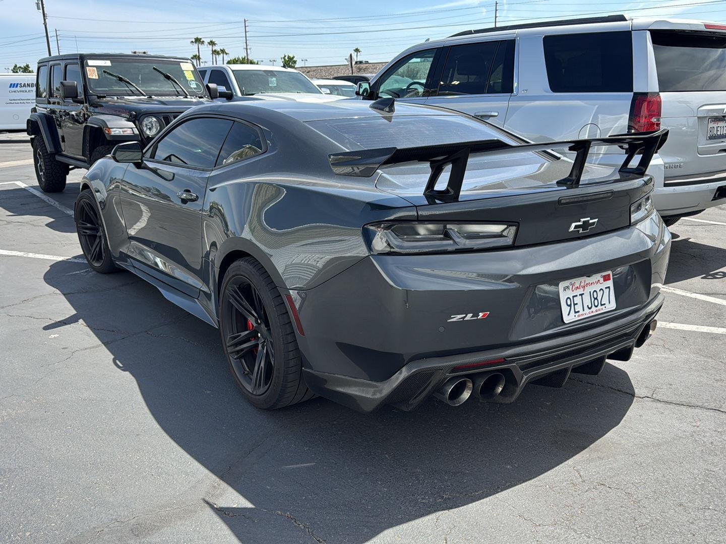 Certified Used 2018 NIGHTFALL GRAY METALLIC Chevrolet ZL1 image 3