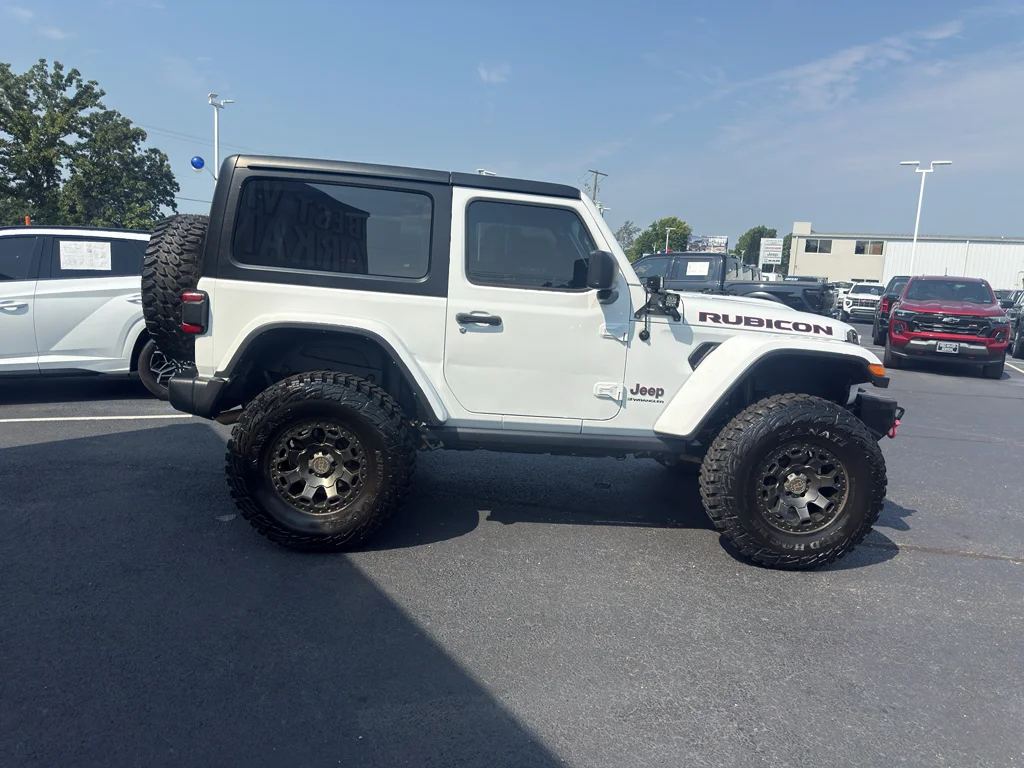 Used 2023 Bright White Clearcoat Jeep Rubicon image 4
