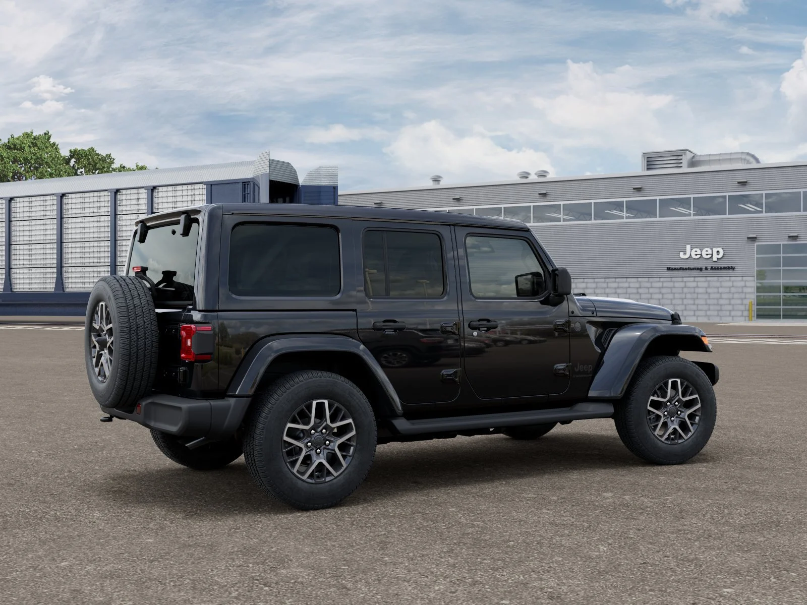 New 2026 Black Clear-Coat Exterior Paint Jeep Sahara image 4