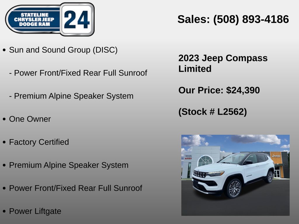 Used 2023 White Jeep Limited image 5
