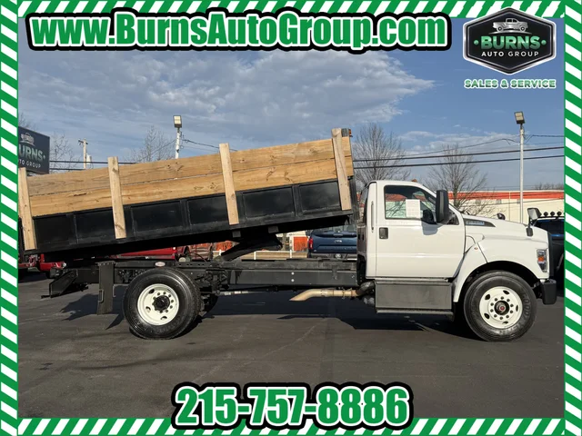 2022 FORD F750 Diesel 16ft Flatbed Dump 