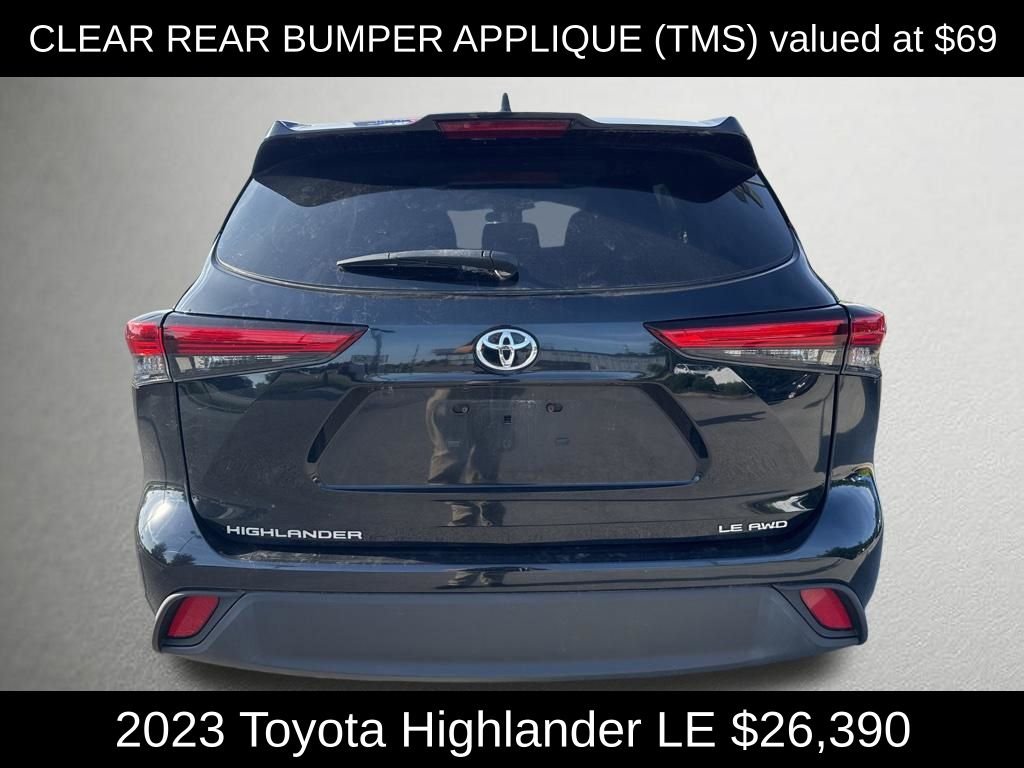Used 2023 Midnight Black Metallic Toyota LE image 4