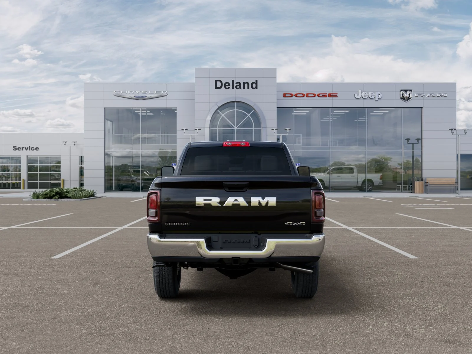 New 2026 Diamond Black Crystal Pearl-Coat Exterior Paint RAM Big Horn image 40