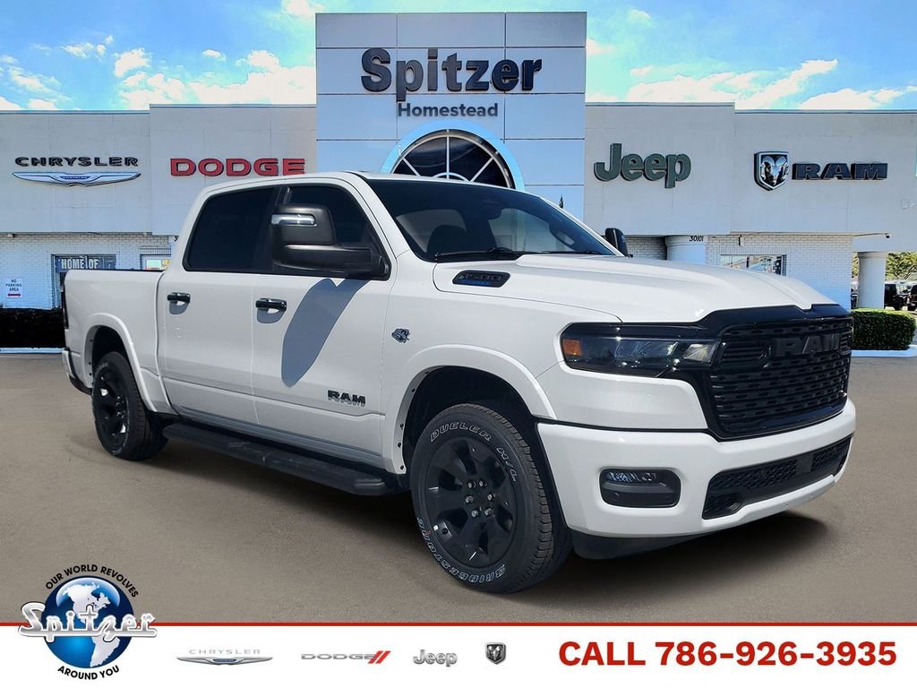 New 2026 Bright White Clear-Coat Exterior Paint RAM Big Horn/Lone Star image 1
