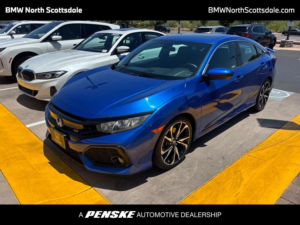 Used 2018 Blue Honda Si image 1