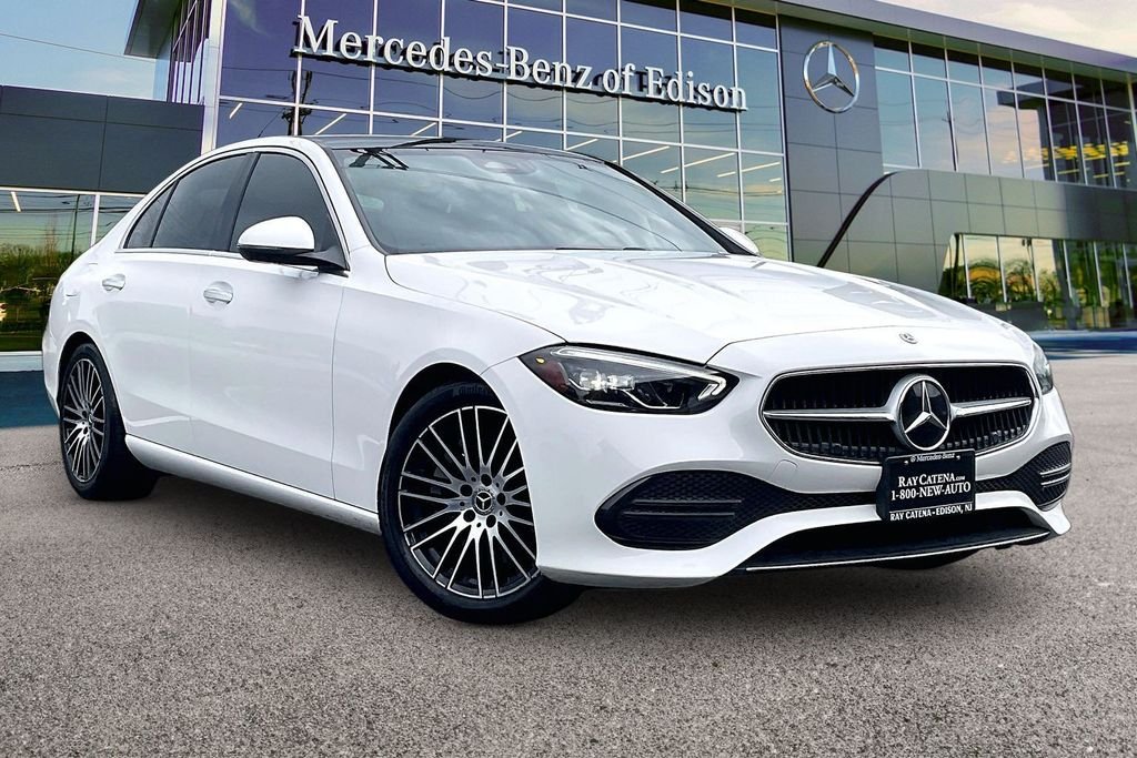 Certified Used 2022 White Mercedes-Benz C 300 image 1
