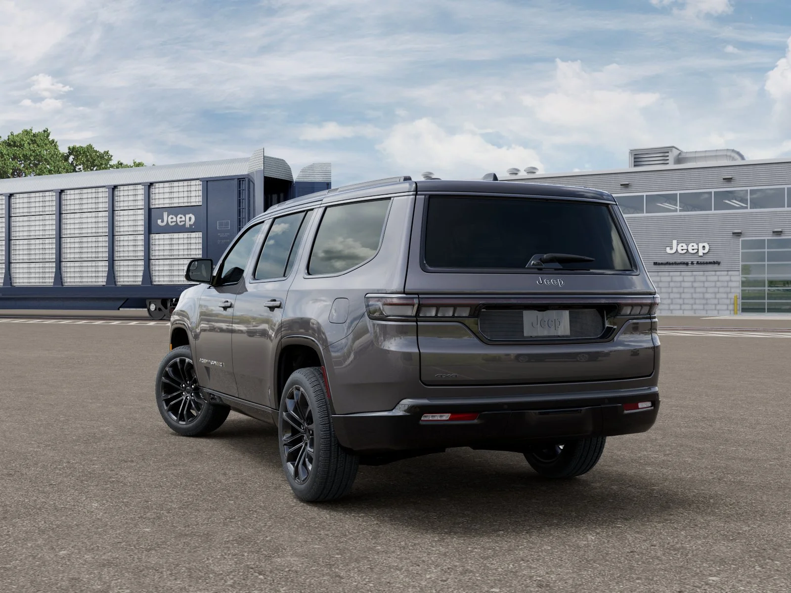 New 2026 Baltic-Gray Metallic Clear-Coat Exterior Paint Jeep Summit Obsidian image 4