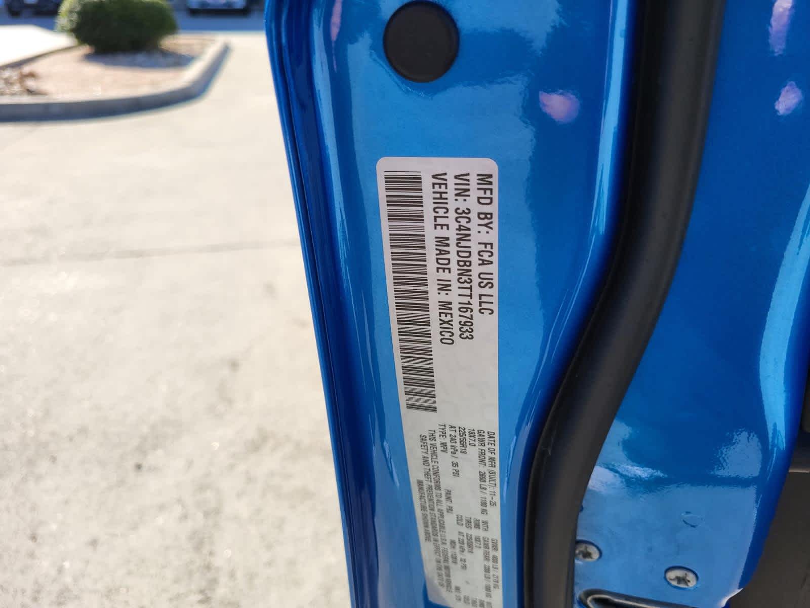 New 2026 Hydro Blue Pearlcoat Jeep Latitude Altitude image 22