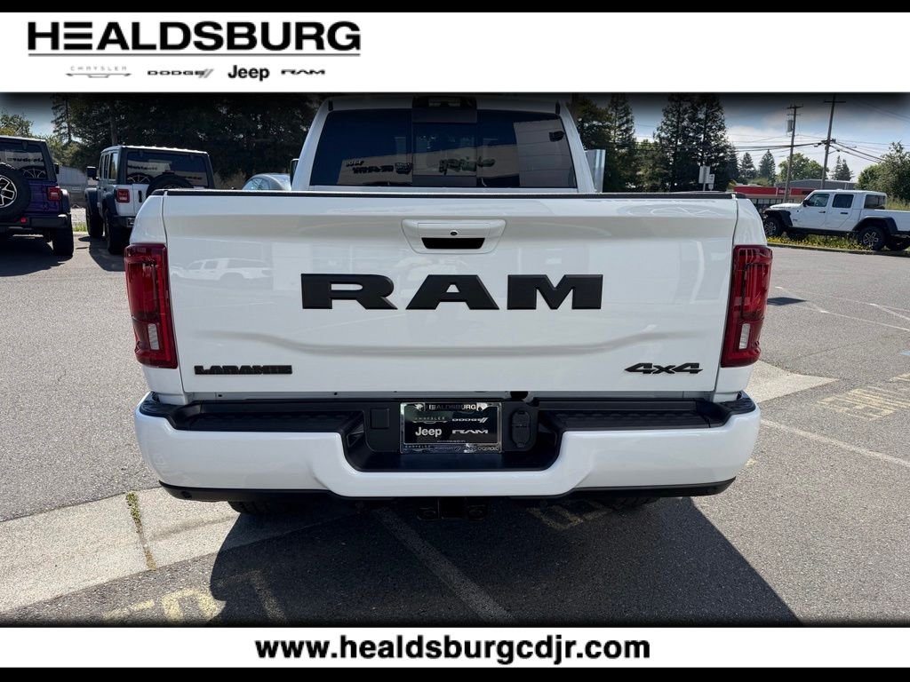 New 2026 Bright White Clear-Coat Exterior Paint RAM Laramie image 4