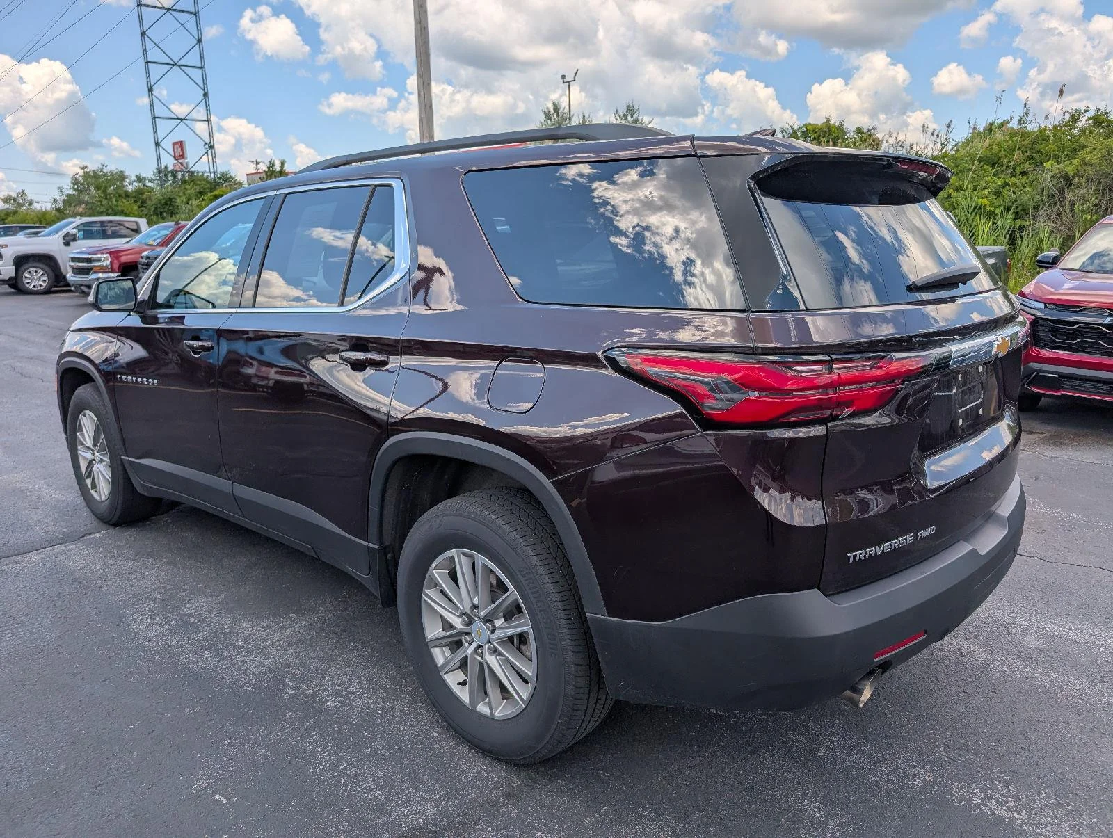 Used 2023 BLACK CHERRY METALLIC Chevrolet LT Cloth image 5