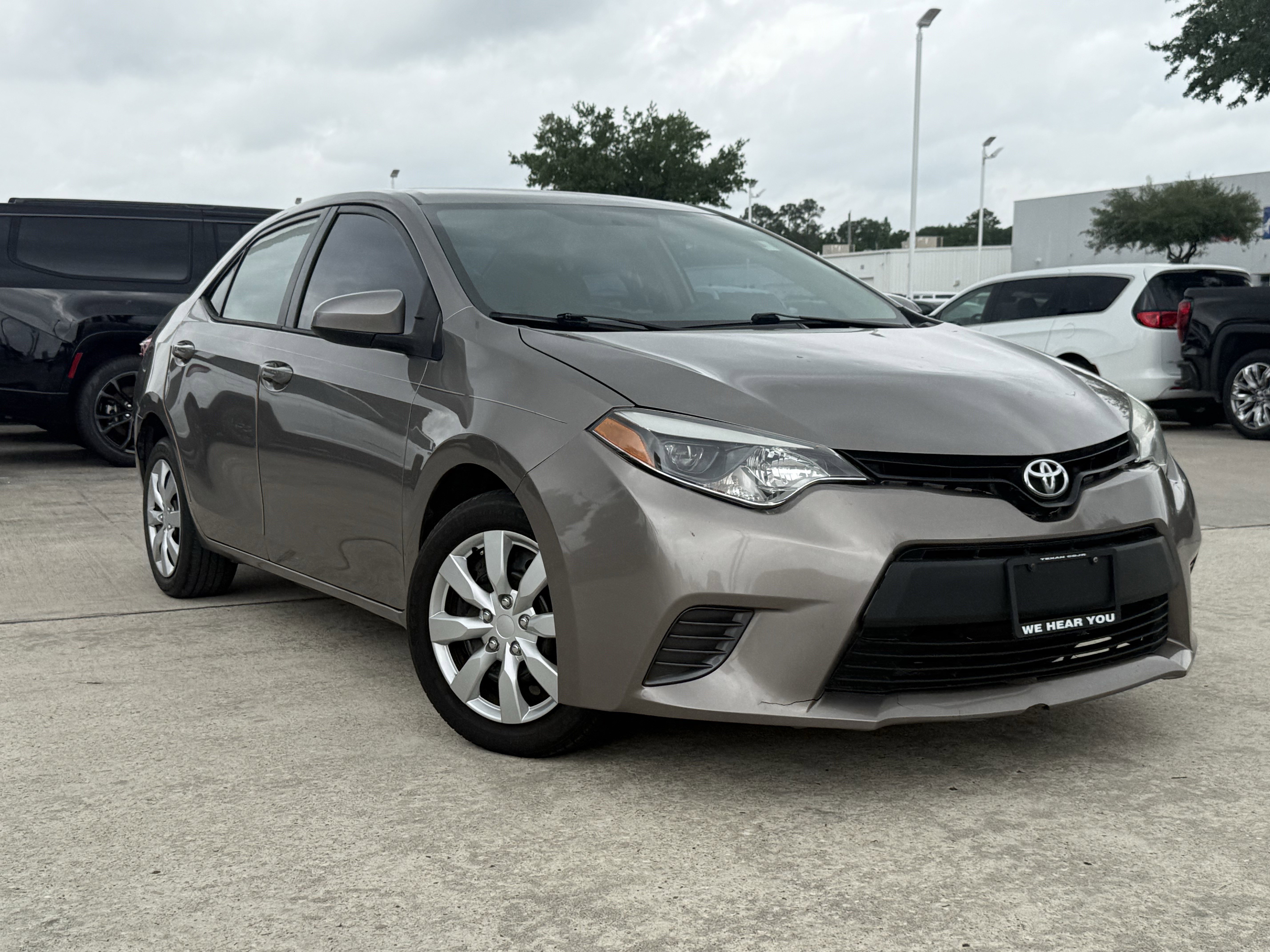 Used 2015 Toyota Corolla LE with VIN 5YFBURHE8FP341940 for sale in Humble, TX