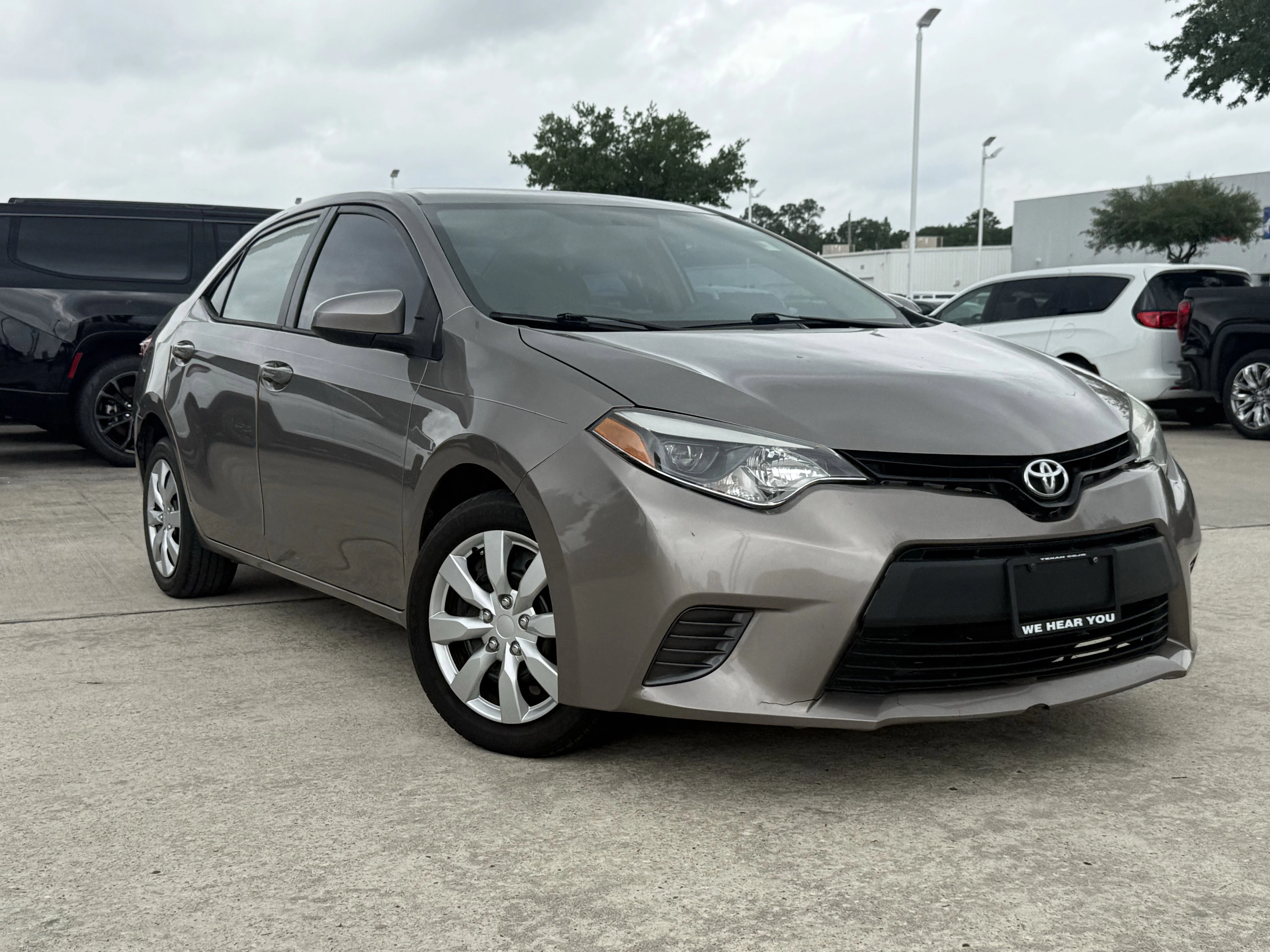 Used 2015 Toyota Corolla LE with VIN 5YFBURHE8FP341940 for sale in Humble, TX