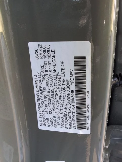 Certified Used 2026 Ash Green Metallic Honda TrailSport image 19
