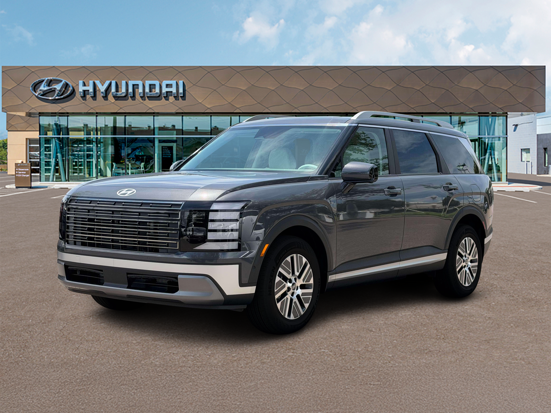 New 2027 Gray Hyundai SEL Premium 8P image 1