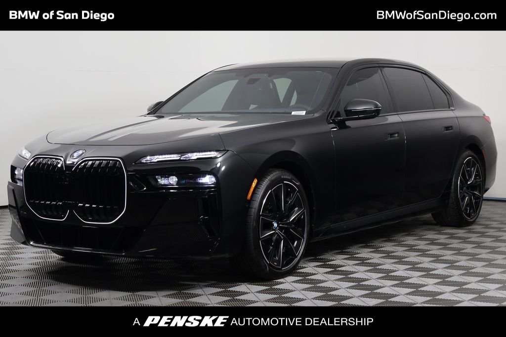 Certified Used 2024 Black Sapphire Metallic BMW 760i xDrive image 1