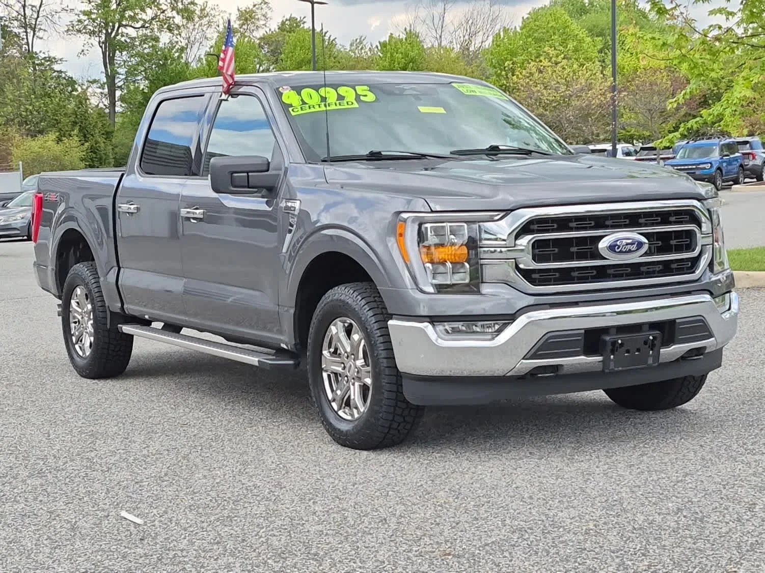 Used 2023 Carbonized Gray Ford XLT image 2