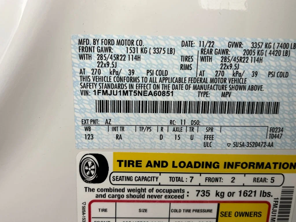 Used 2022 White Ford Platinum image 31