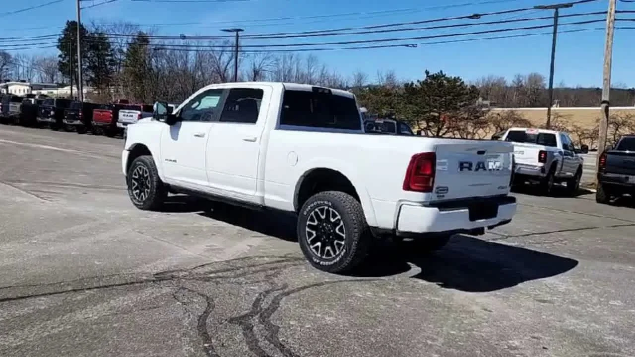 New 2026 Bright White Clear-Coat Exterior Paint RAM Longhorn image 6