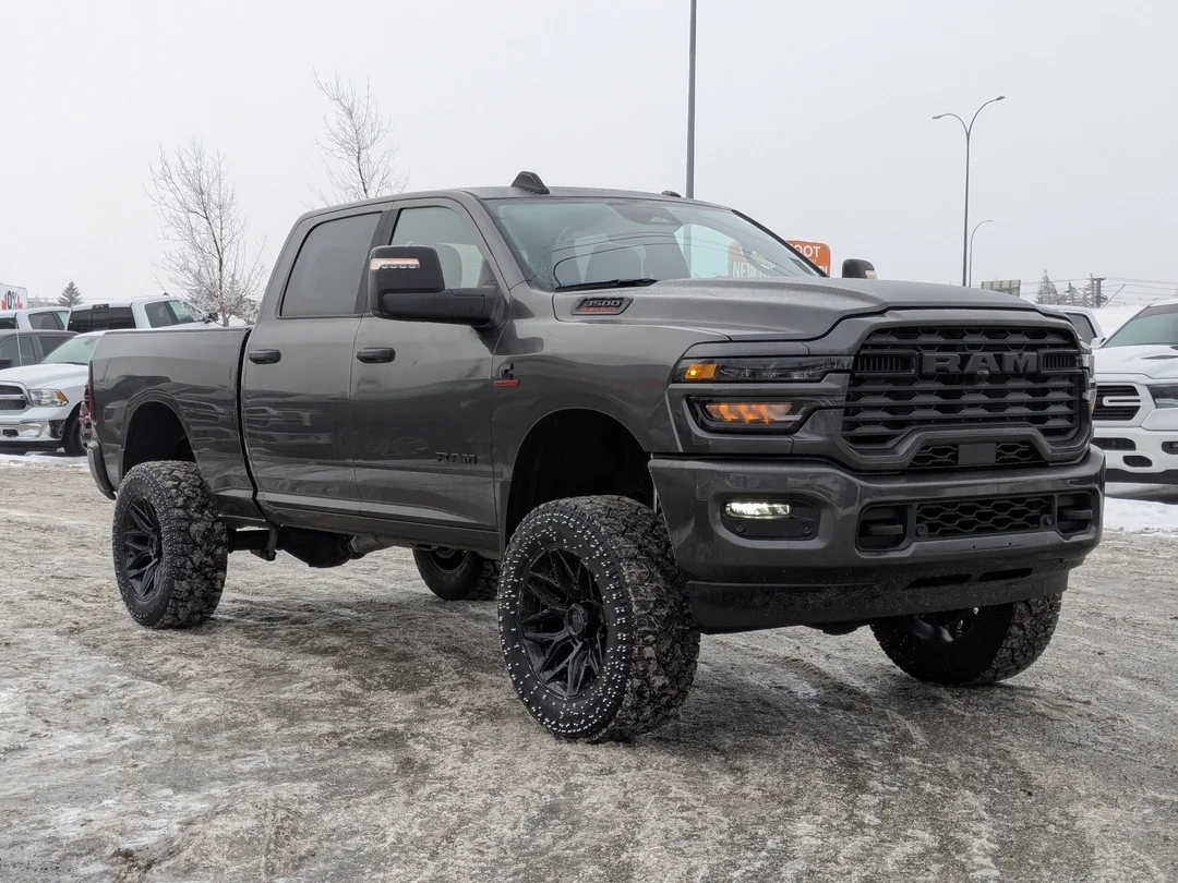 New 2025 Grey RAM Big Horn - - Cummins HO - 5 Lift - 35 A/T Tires - Fuels & More! image 2