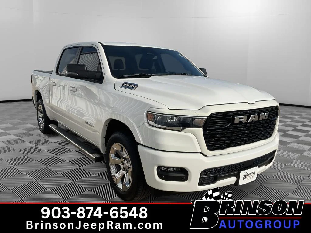 Used 2025 Bright White Clearcoat Ram Lone Star image 3