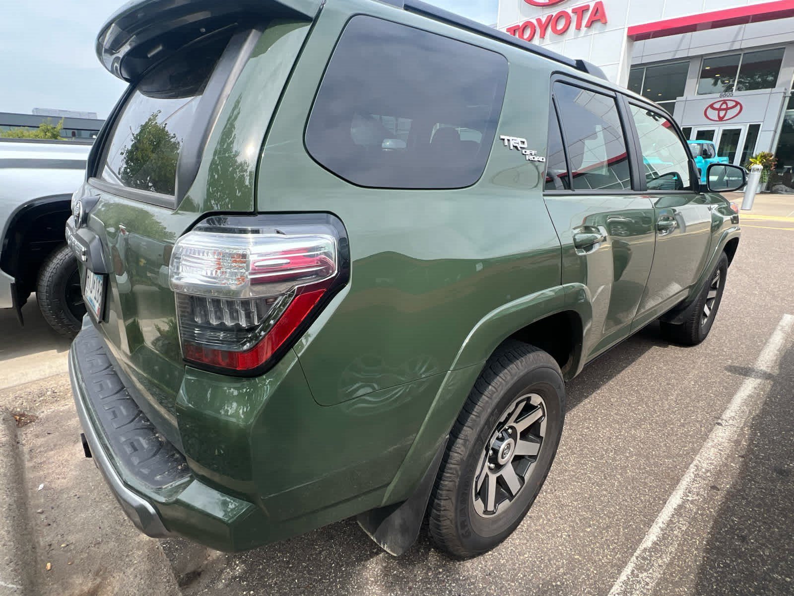 Used 2022 Army Green Toyota TRD Off Road Premium image 8