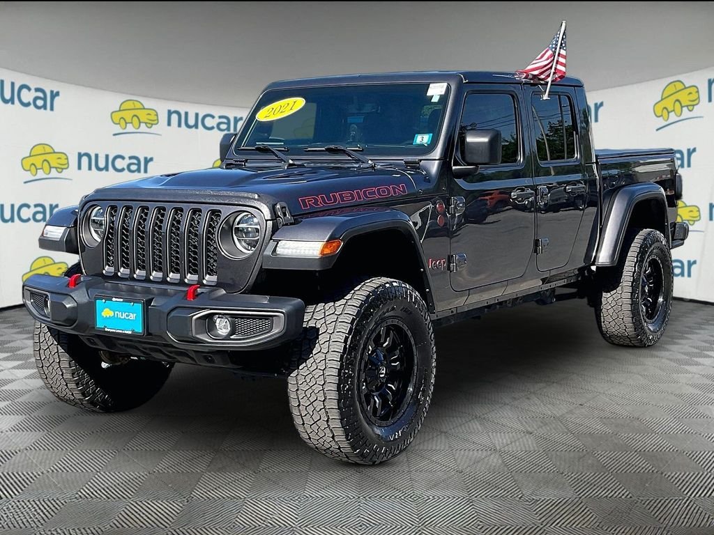 Used 2021 Gray Jeep Rubicon image 3
