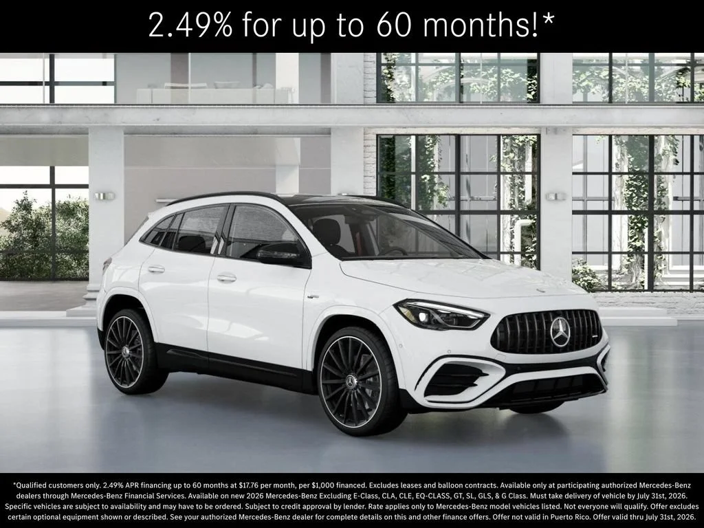 New 2026 Polar White Mercedes-Benz AMG® GLA 35 4MATIC SUV image 53