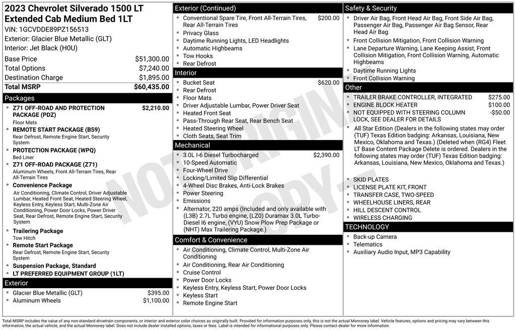Certified Used 2023 Glacier Blue Metallic Chevrolet LT image 27
