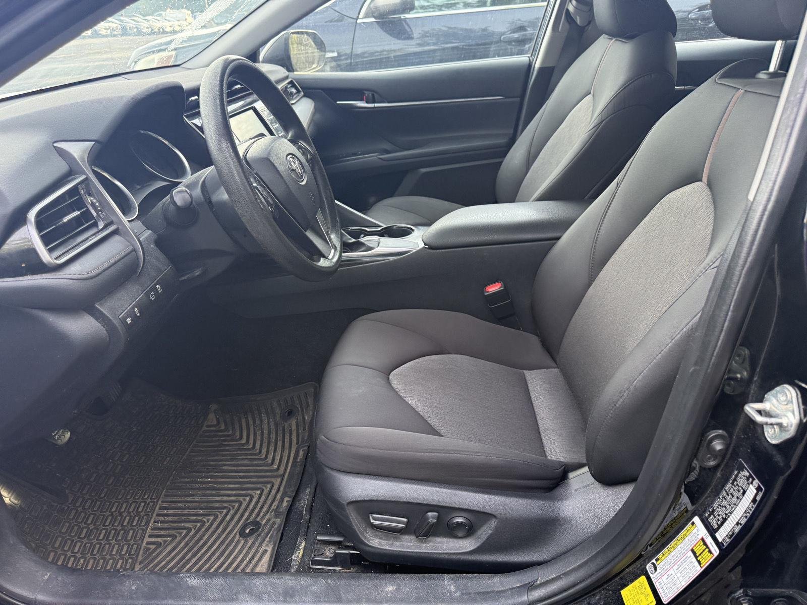 Used 2020 Midnight Black Metallic Toyota LE image 8