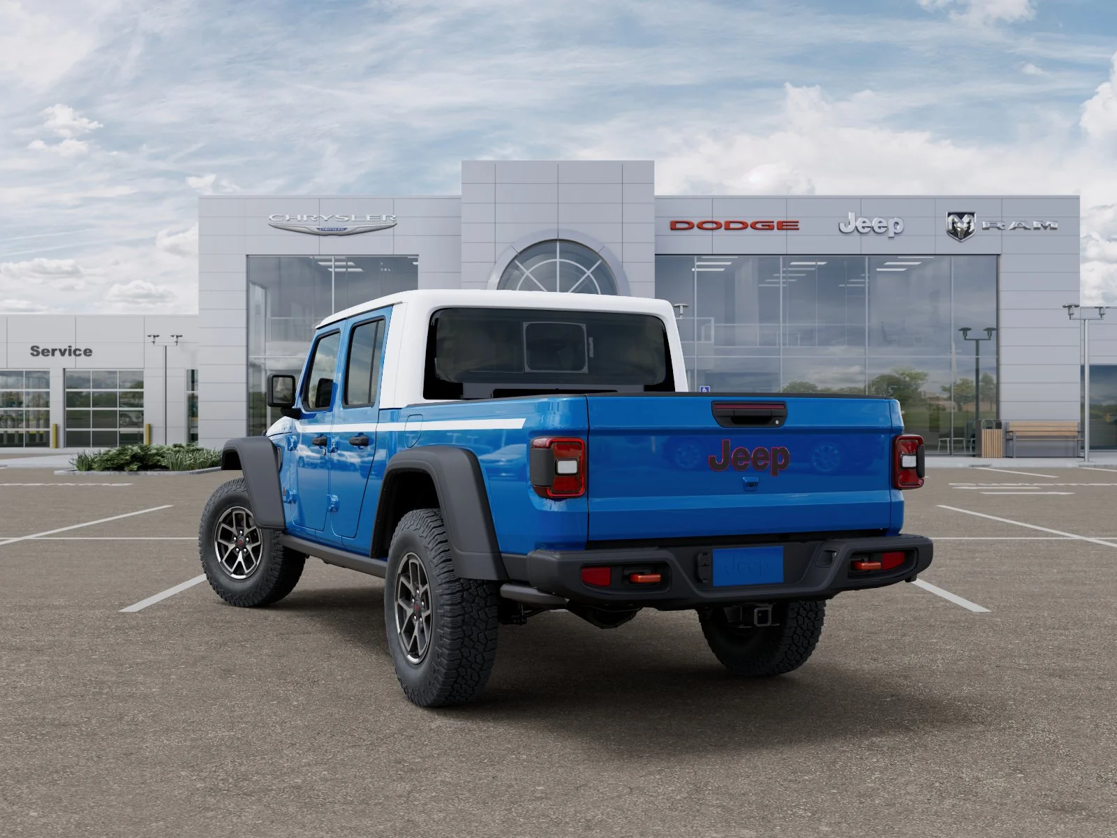 New 2026 Hydro Blue Pearl-Coat Exterior Paint Jeep Rubicon image 33