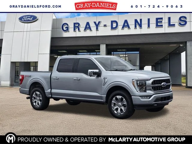 Used 2021 Iconic Silver Metallic Ford Platinum image 1