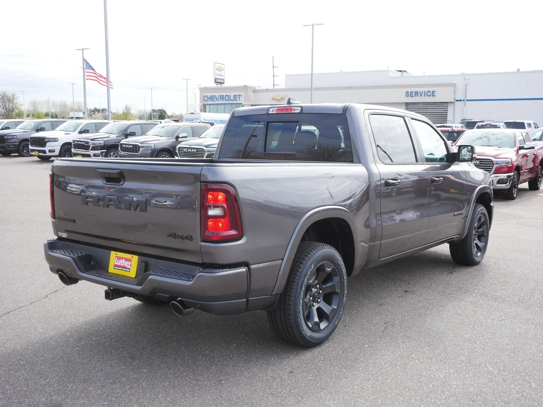New 2026 Granite Crystal Metallic Clear-Coat Exterior Paint RAM Big Horn image 2