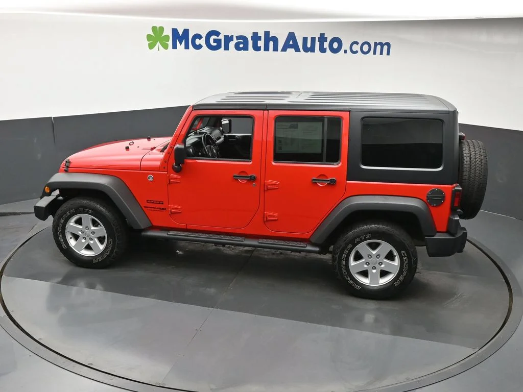 Certified Used 2018 Red Jeep Unlimited Sport image 23