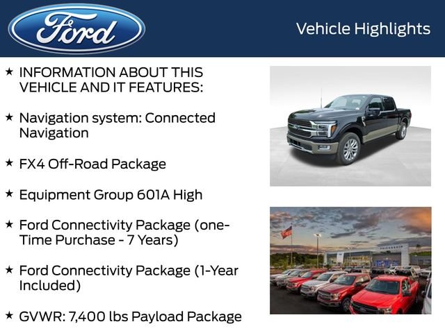 New 2026 Agate Black Metallic Ford King Ranch image 4