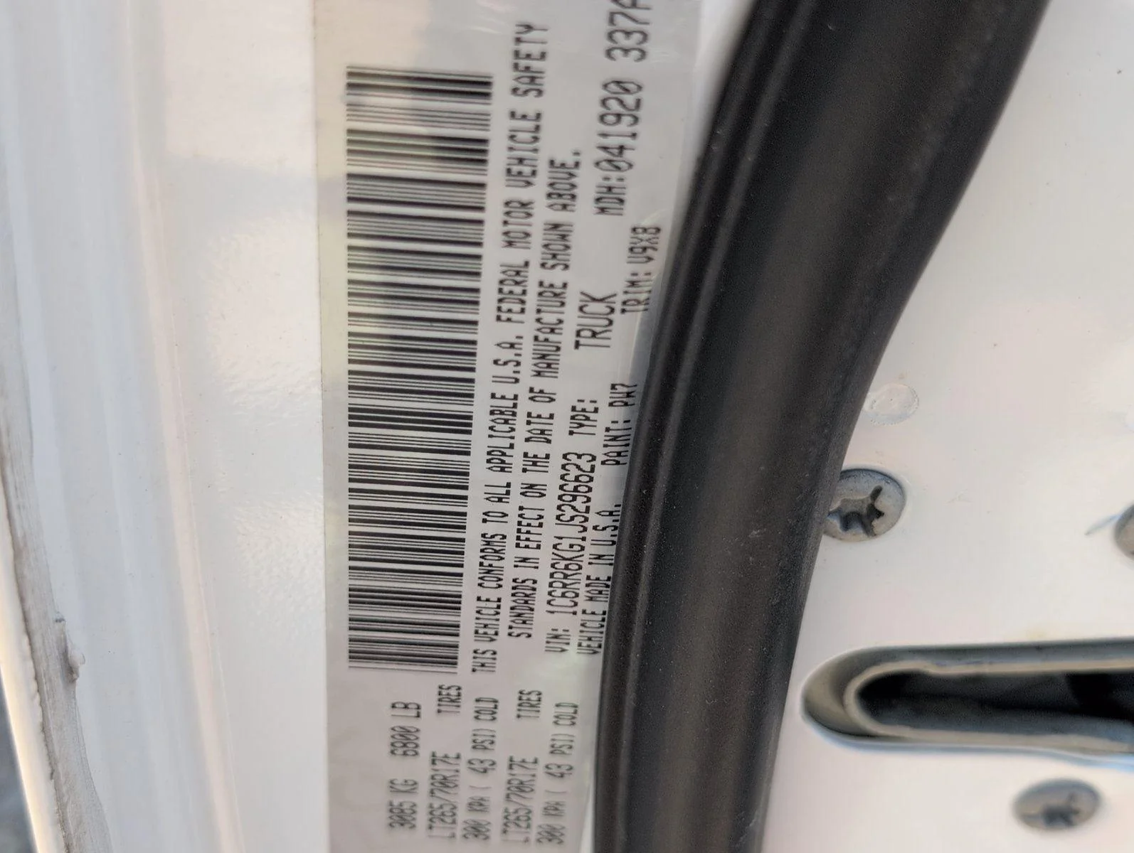Used 2018 Bright White Clearcoat Ram Tradesman image 16