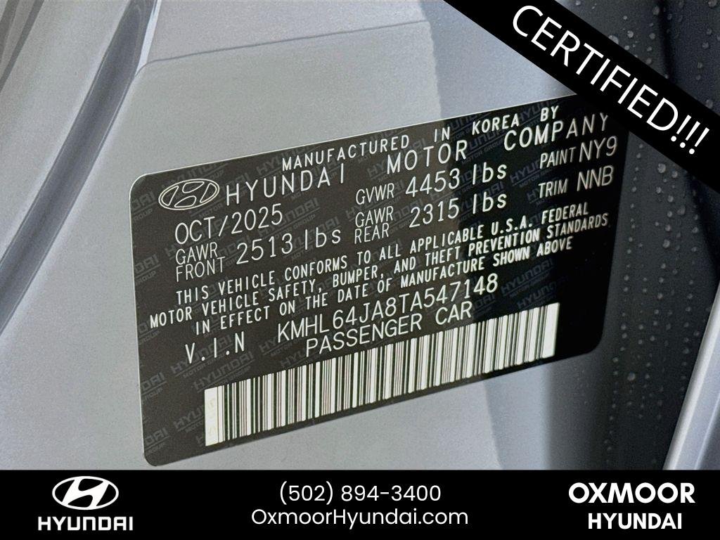 Used 2026 Transmission Blue Hyundai SEL Sport image 30
